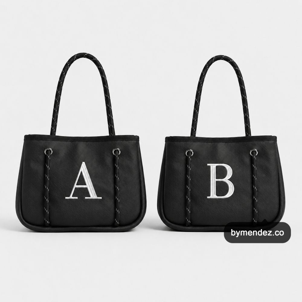 Combo bolsos MINIS Tote Bag | Personalizado con Iniciales